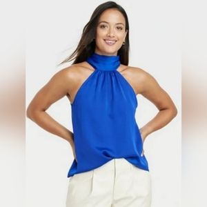 Women's Satin Halter Top by A New Day